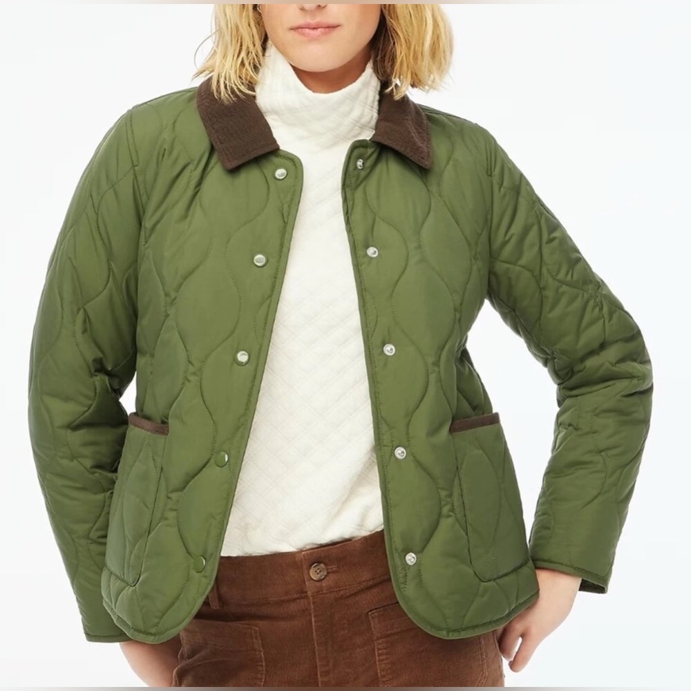 J.Crew Factory Quilted Barn Jacket